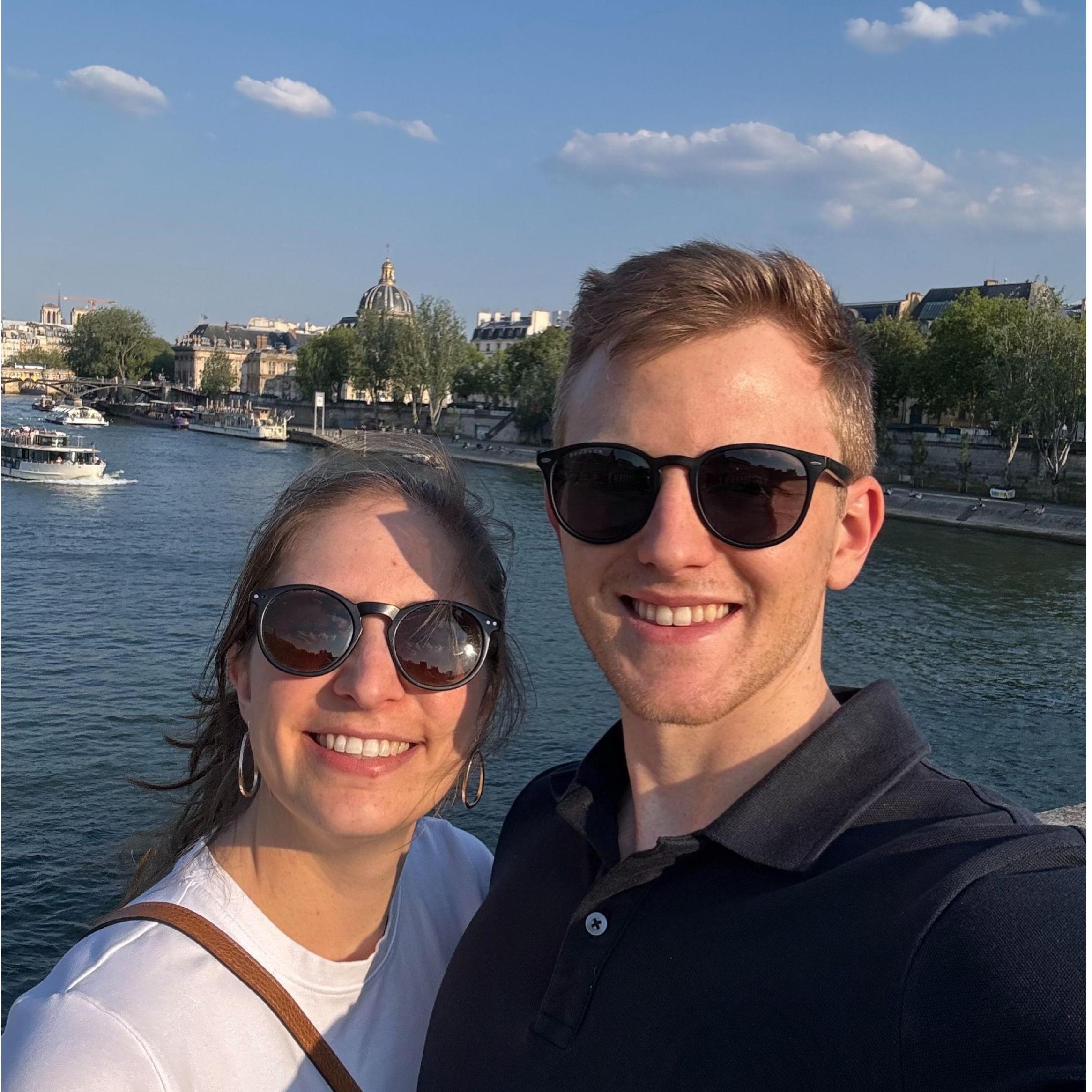 Picture of us and the Seine
