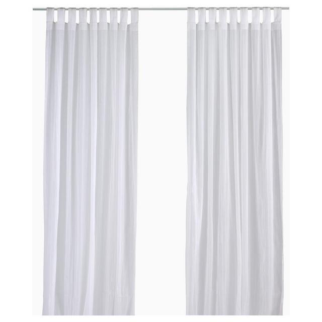MATILDASheer curtains, 1 pair, white55x98 "
