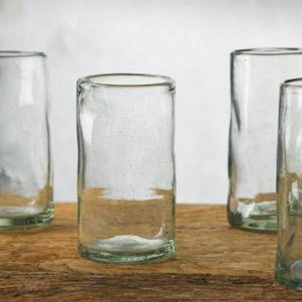 Organic Highball Glasses (Set of 4)
