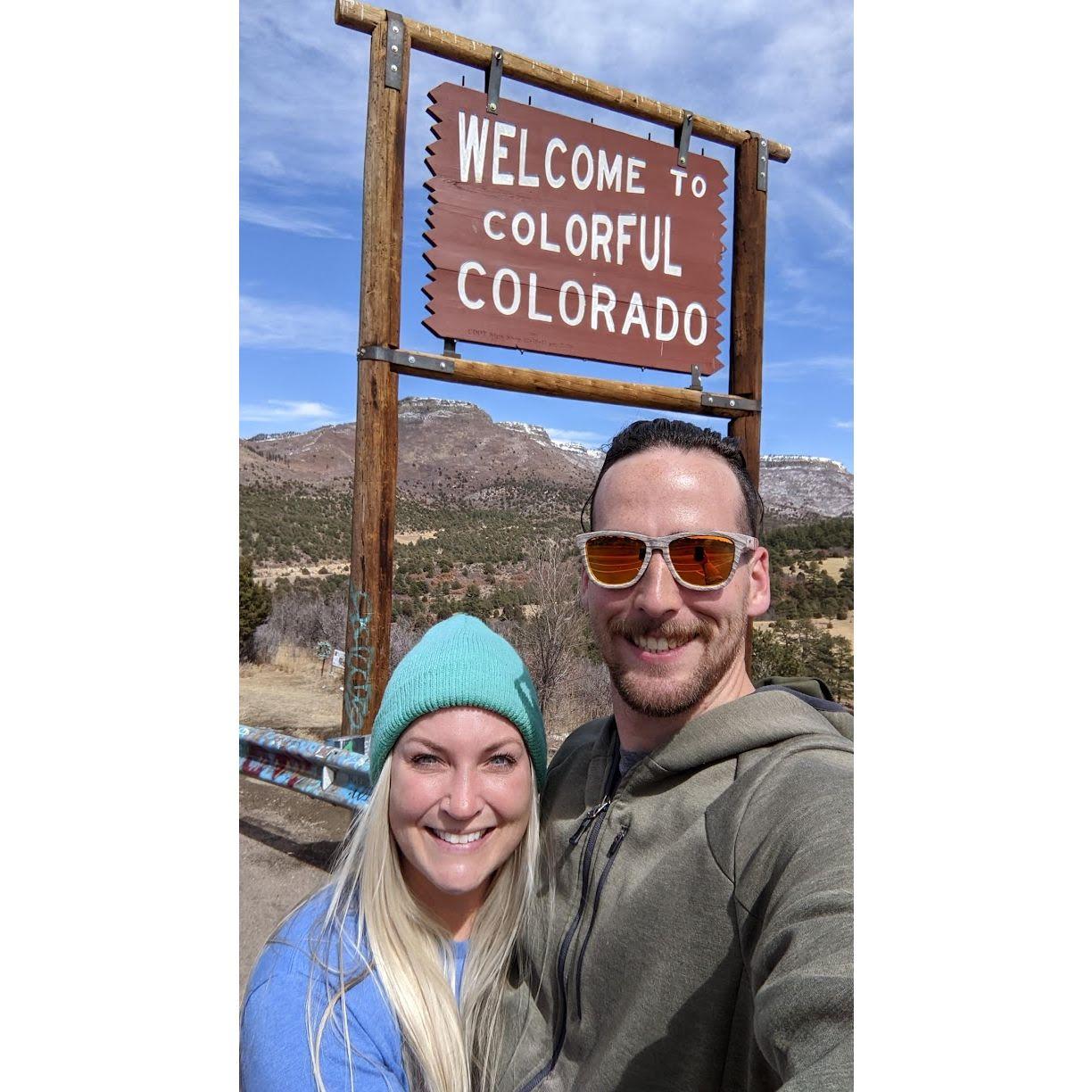 Snowboarding in Colorado!