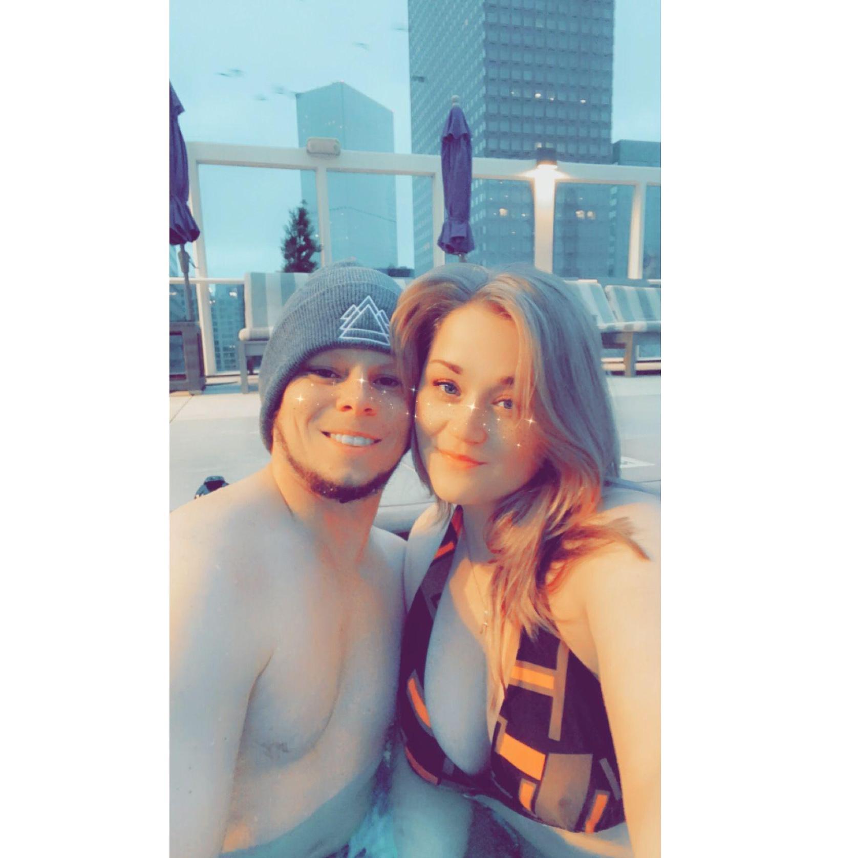 A rooftop in CO
