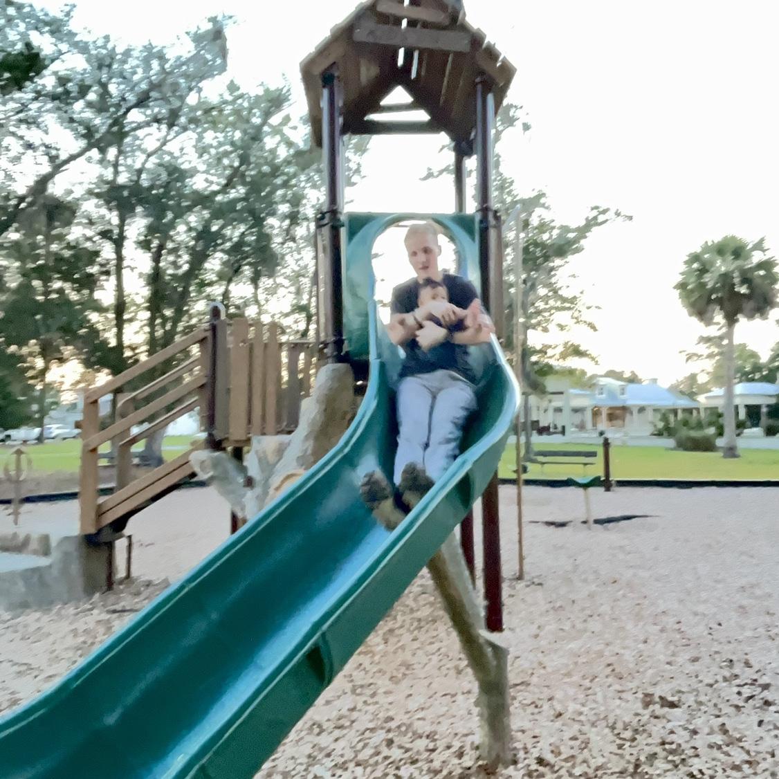 Playtime at the park, Richmond Hill, GA.