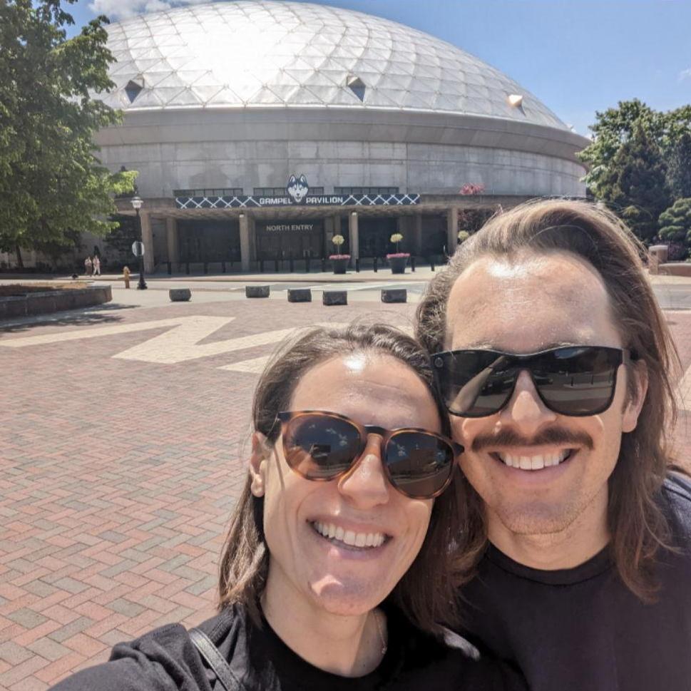 Kristen's first visit to UConn