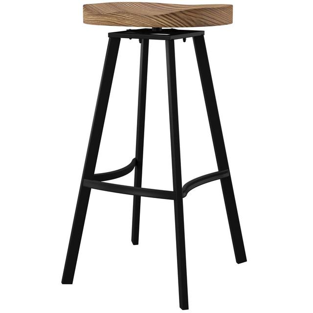 Lindquist Swivel Solid Wood 31.5" Bar Stool