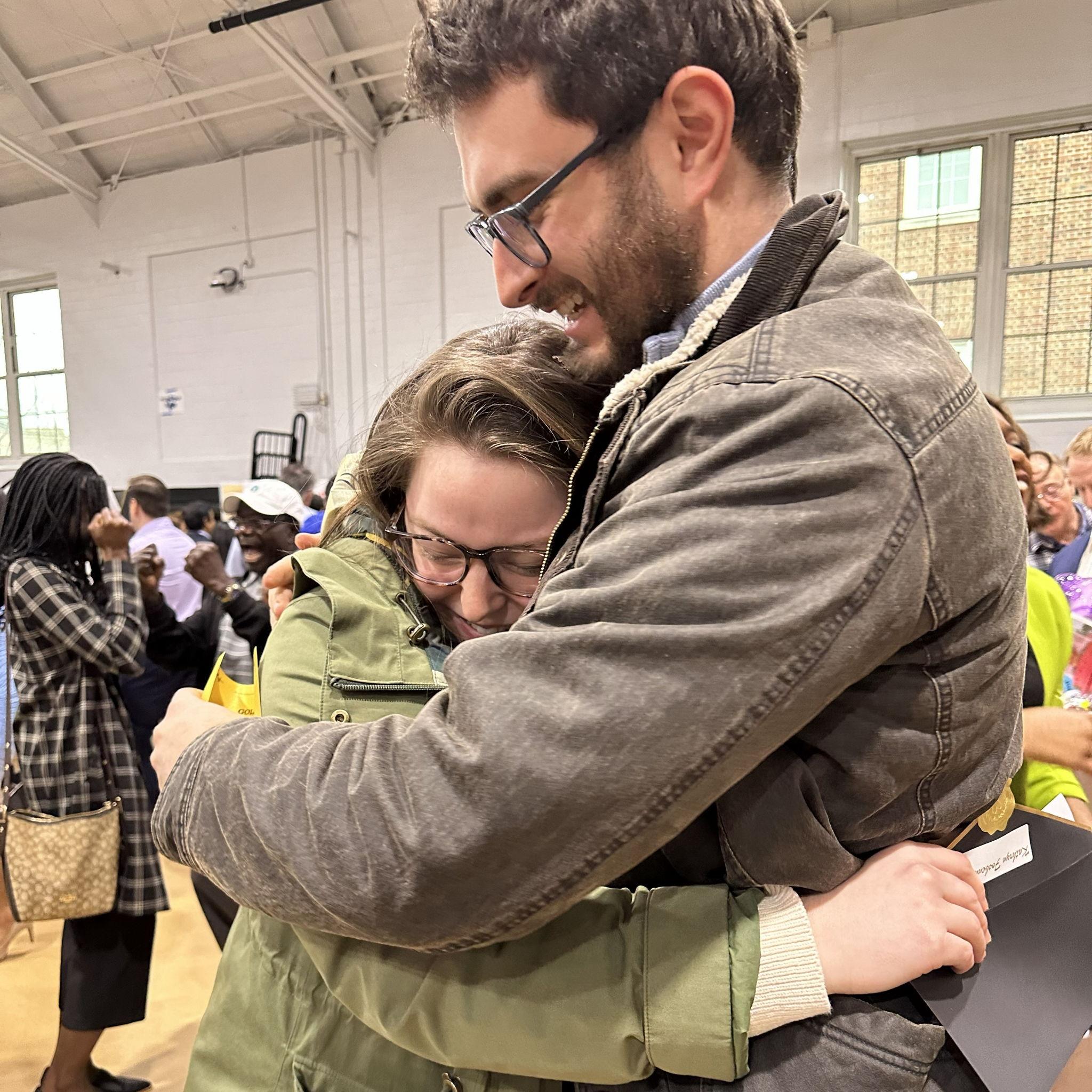 March 2024 - "Match Day" seconds after Kate learned she got her top residency pick and we were moving to Worcester!