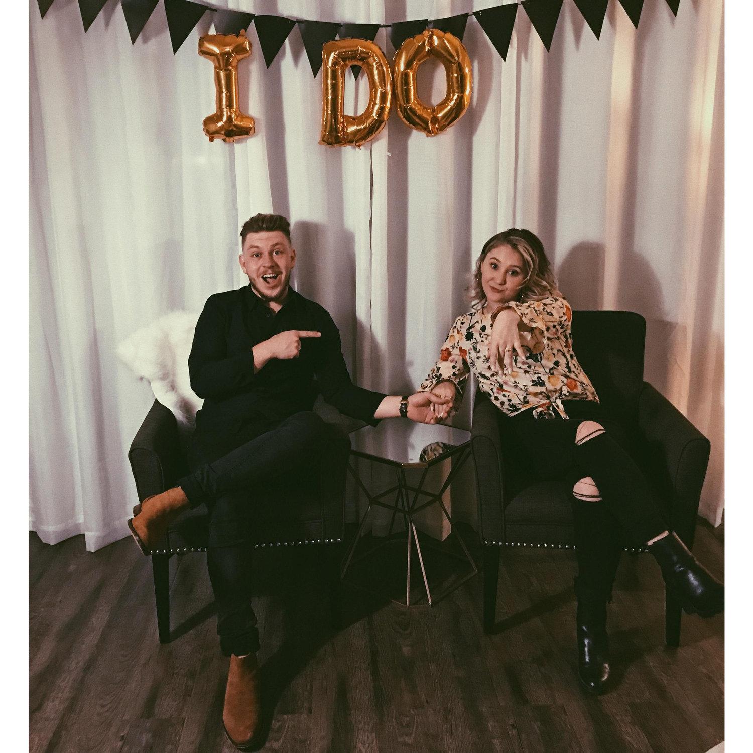 A little taste of our surprise Engagement party
