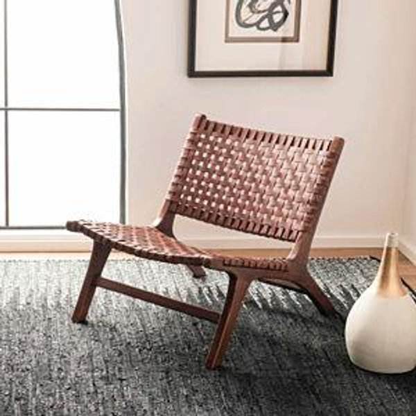 Jeremiah Leather Accent Chair