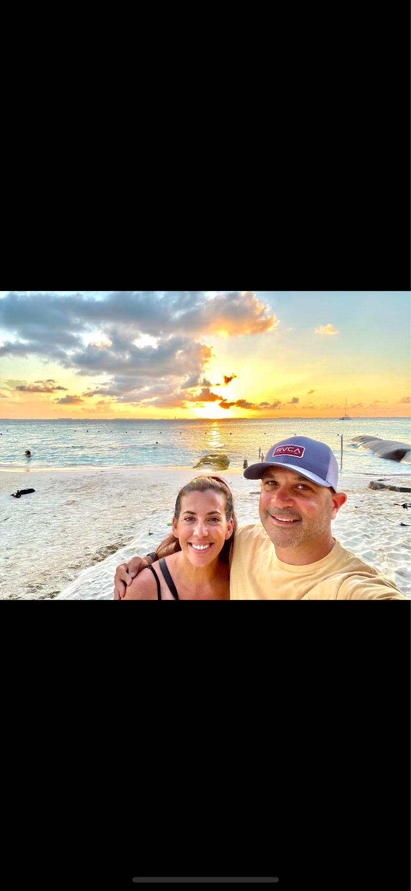 Sunset at Playa Norte