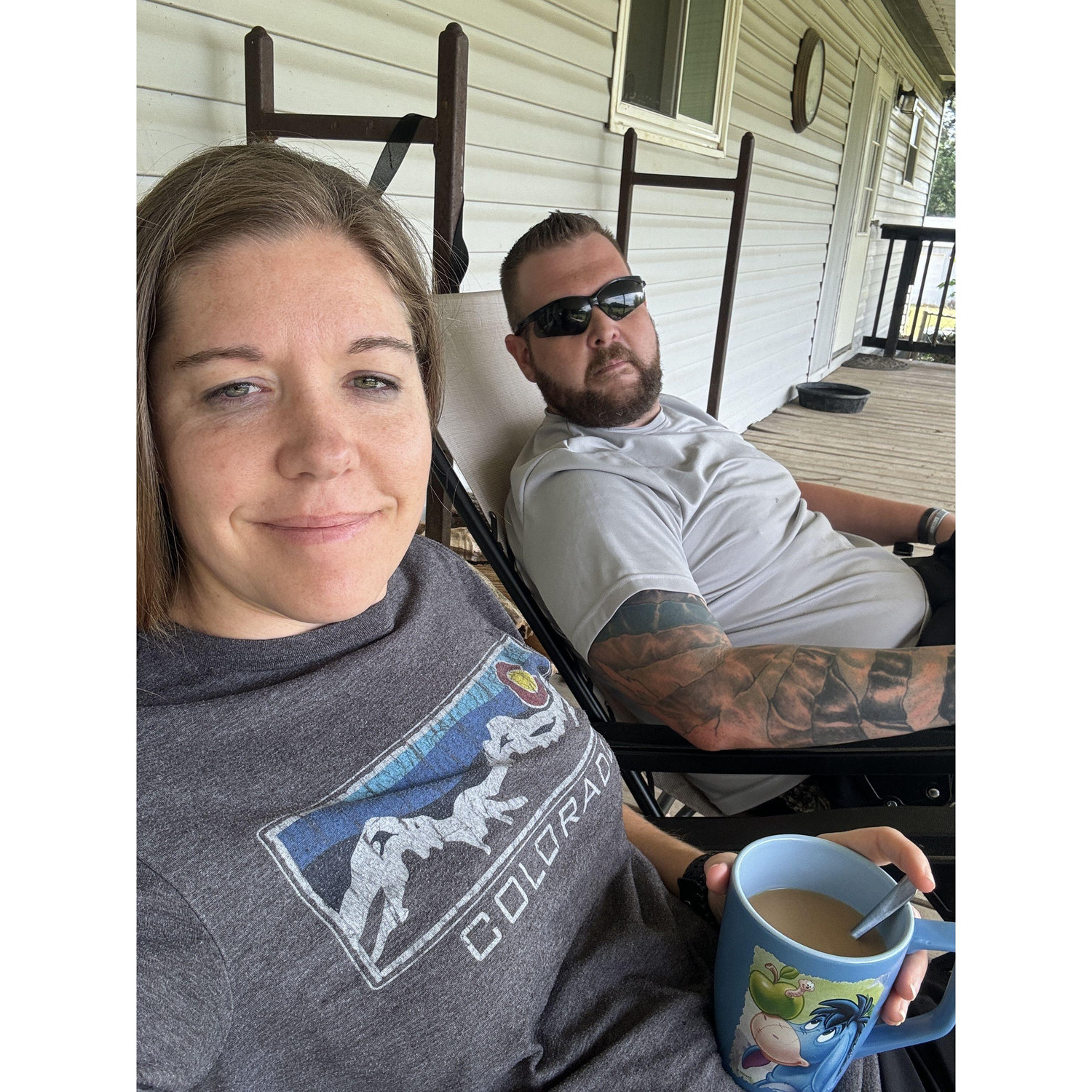 Porch sittin' coffee drinkin' forever