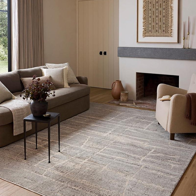 Loloi Amber Lewis Monty Collection MOT-07 Natural/Mist 7'-10" x 10', .50" Pile Height, Area Rug
