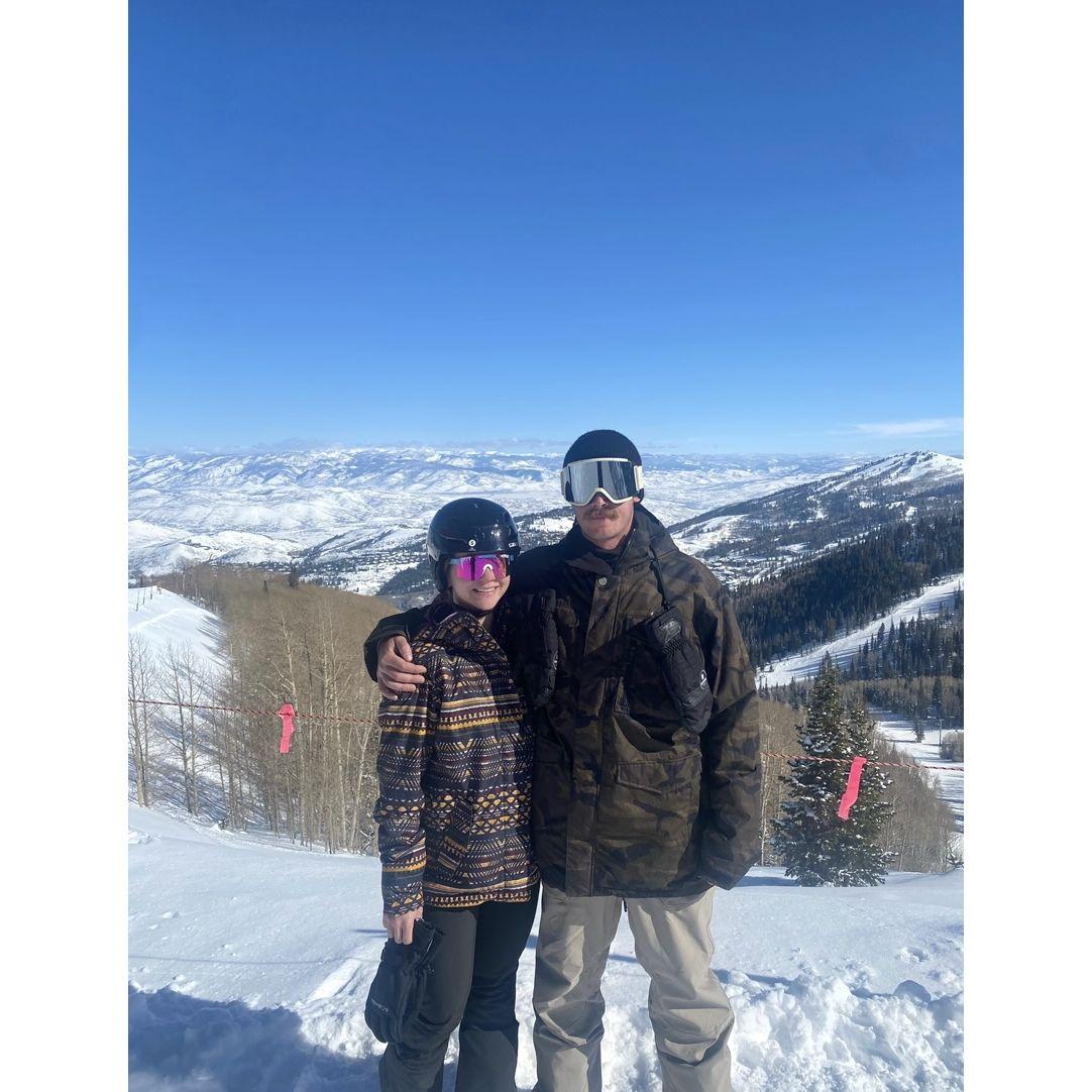 Park City trip after Justins first deployment!