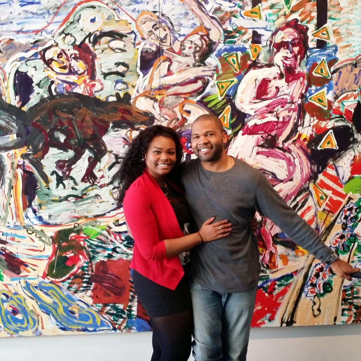 Celebrating O'Mayrah's 22nd birthday at the Georgia Museum of Art in Athens, GA πΌ