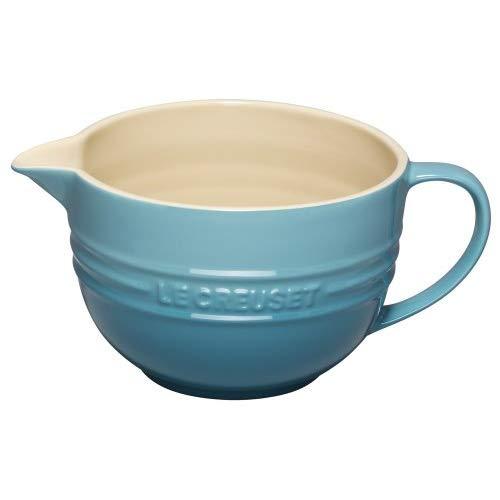 Le Creuset PG4000-1617 Stoneware Batter Bowl, 2-Quart, Caribbean
