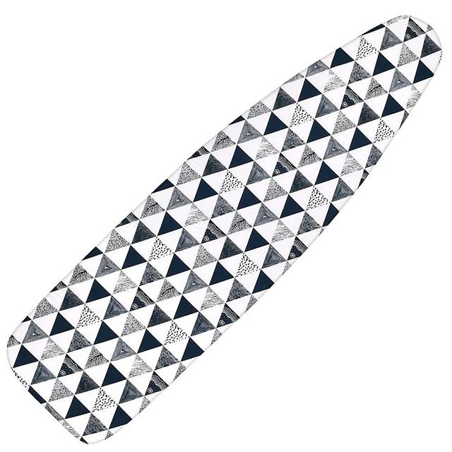 Dalykate 15x54 Ironing Board Cover and Pad with Elastic Edge and Scorch and Stain Resistant Thick Padding Ironing Board Covers 4 Fasteners and Protective Scorch Mesh Cloth