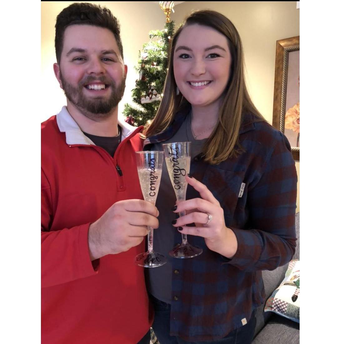 The night Josh proposed! December 24th, 2018