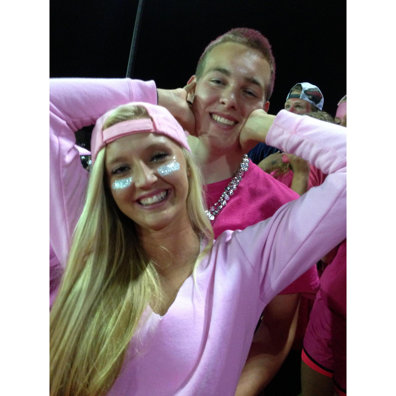 One of our first High School football games together.