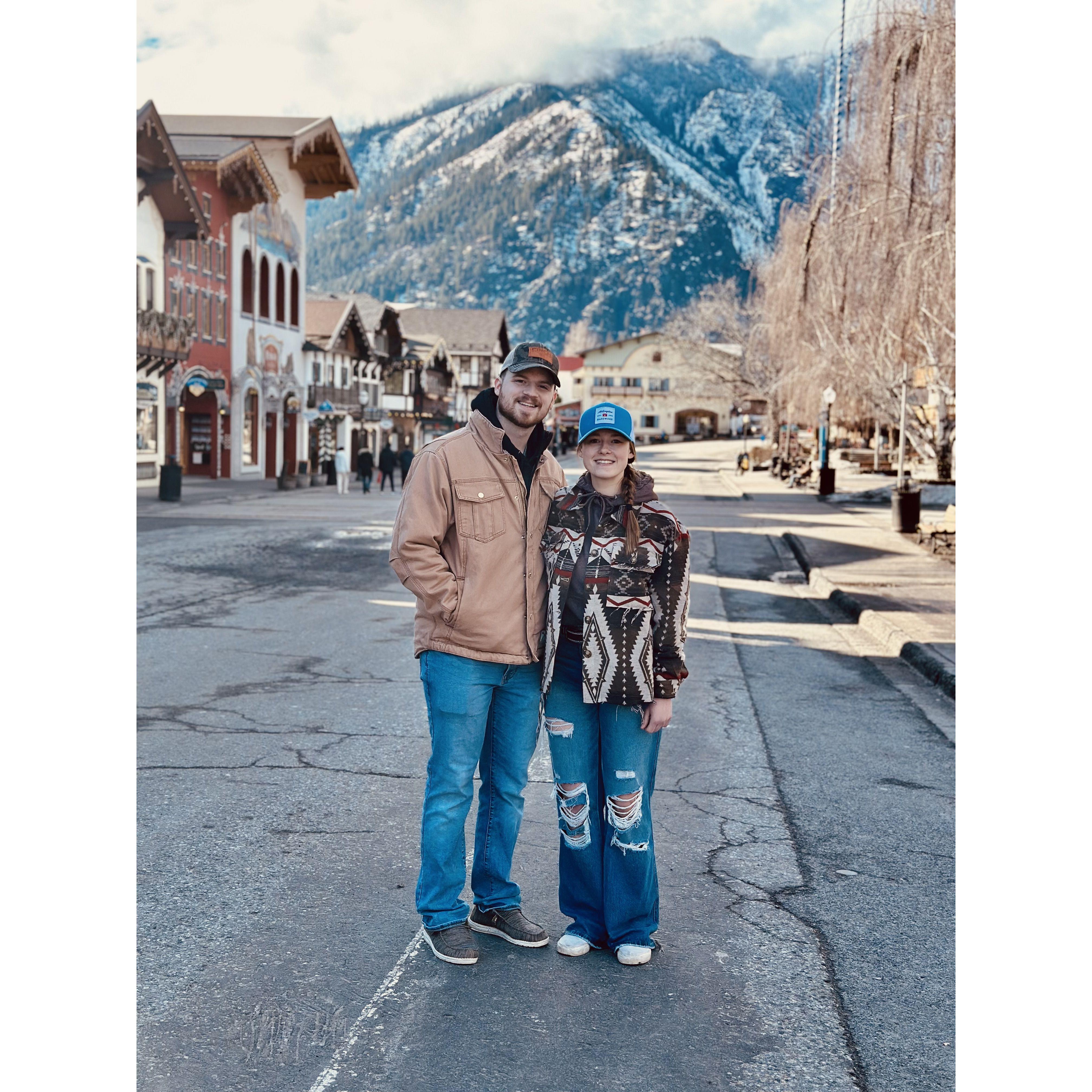 Dustin's first time to Leavenworth.