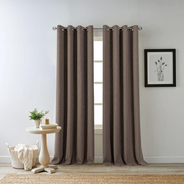 Bee & Willow™ Home Hadley 84-Inch Grommet 100% Blackout Window Panel in Chocolate