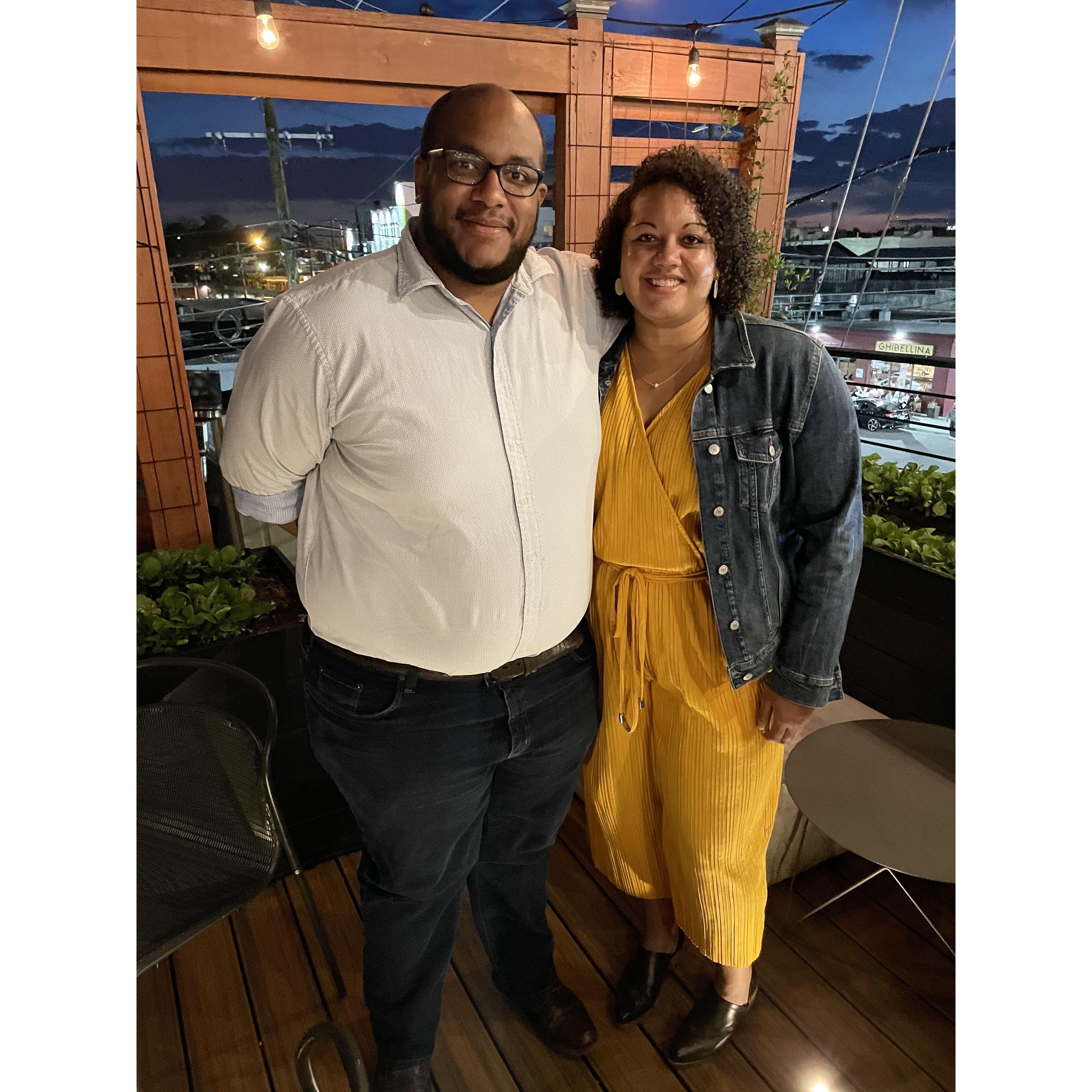 Our last date night before Ro moved up to Vermont for summer 2021 at Dorset Theatre Festival and then started his second year at Yale!