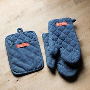 Oven Mitts & Potholder Set | Ballerina Farm