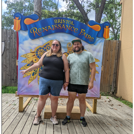 As the sign says, we galavanted around the Renaissance Faire during the Summer of 2021
