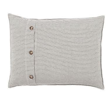 Wheaton Striped Cotton/Linen Euro Sham
