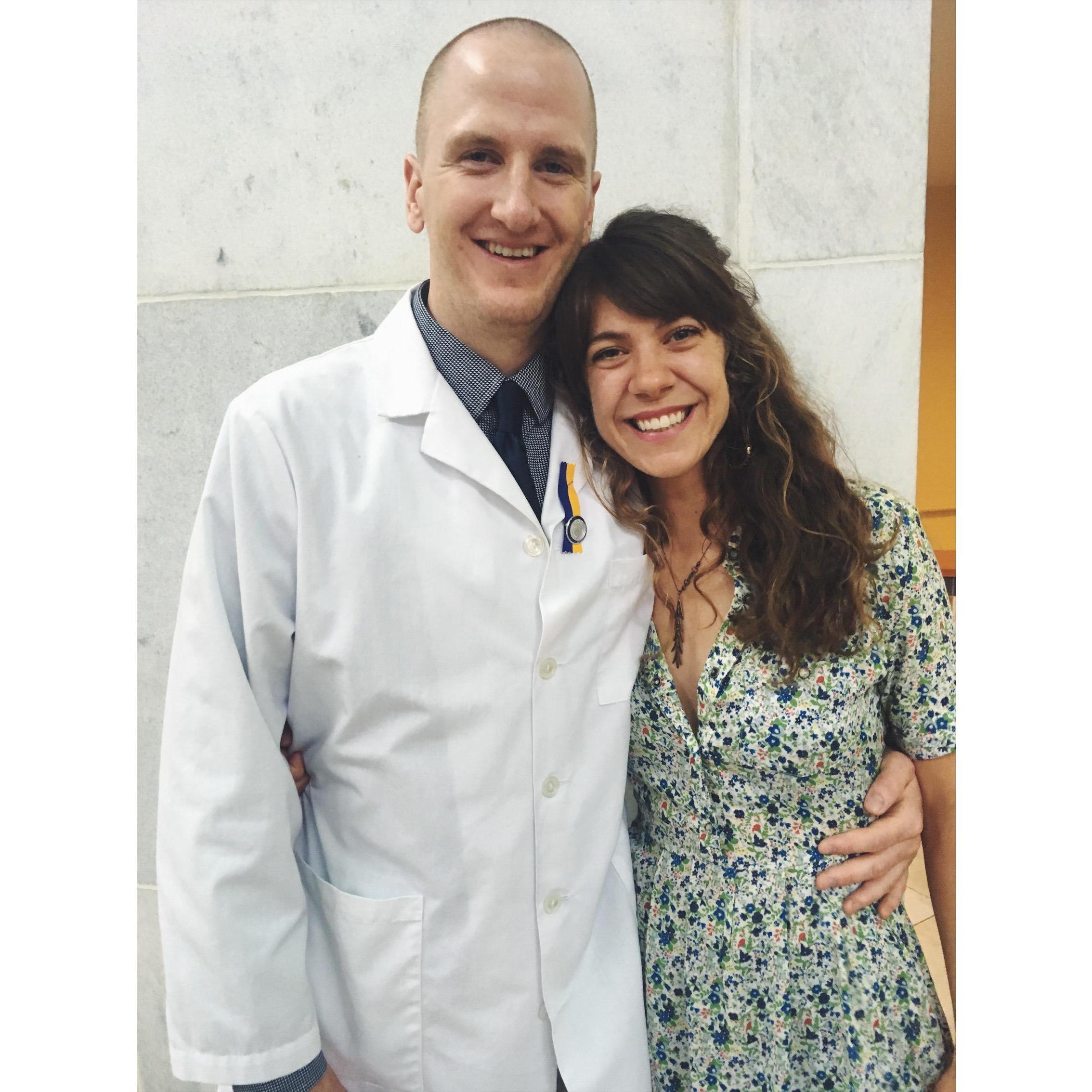 Thomas graduates nursing school August 2018