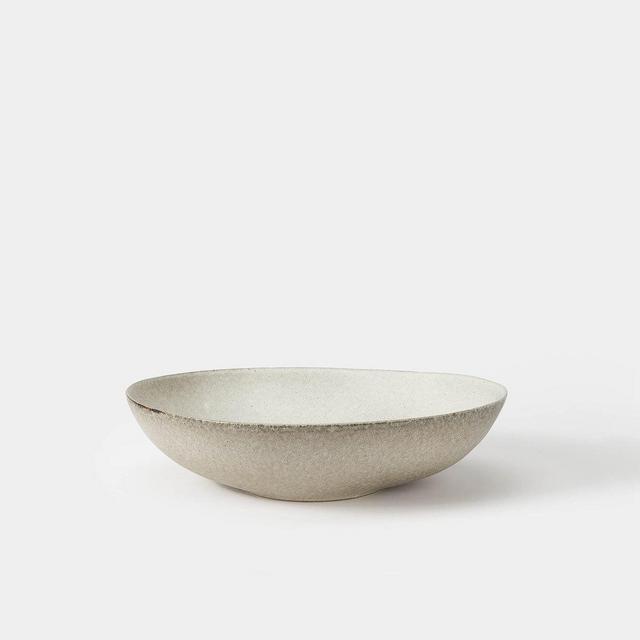 Huitre Ceramic Shallow Bowl