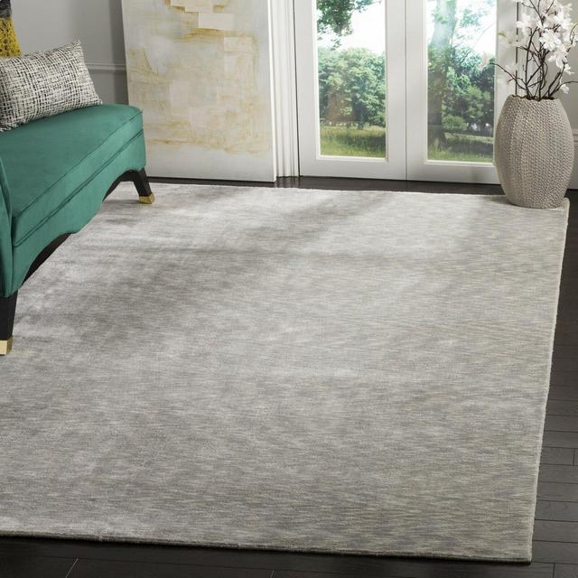 Billie-Lea Hand-Knotted Gray Area Rug