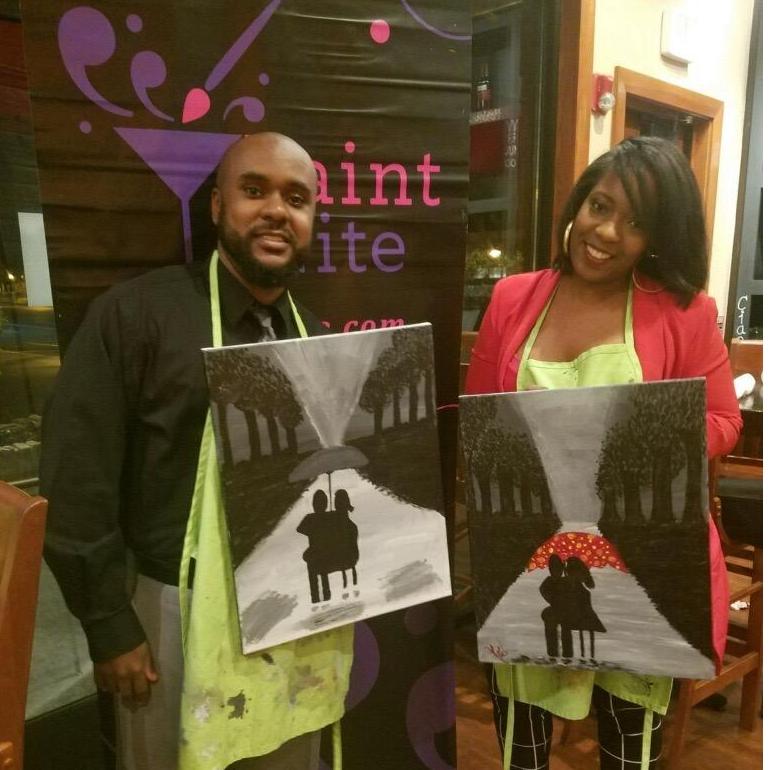 Paint nite 1st to 4th you be the judge...either way we enjoyed ourselves.