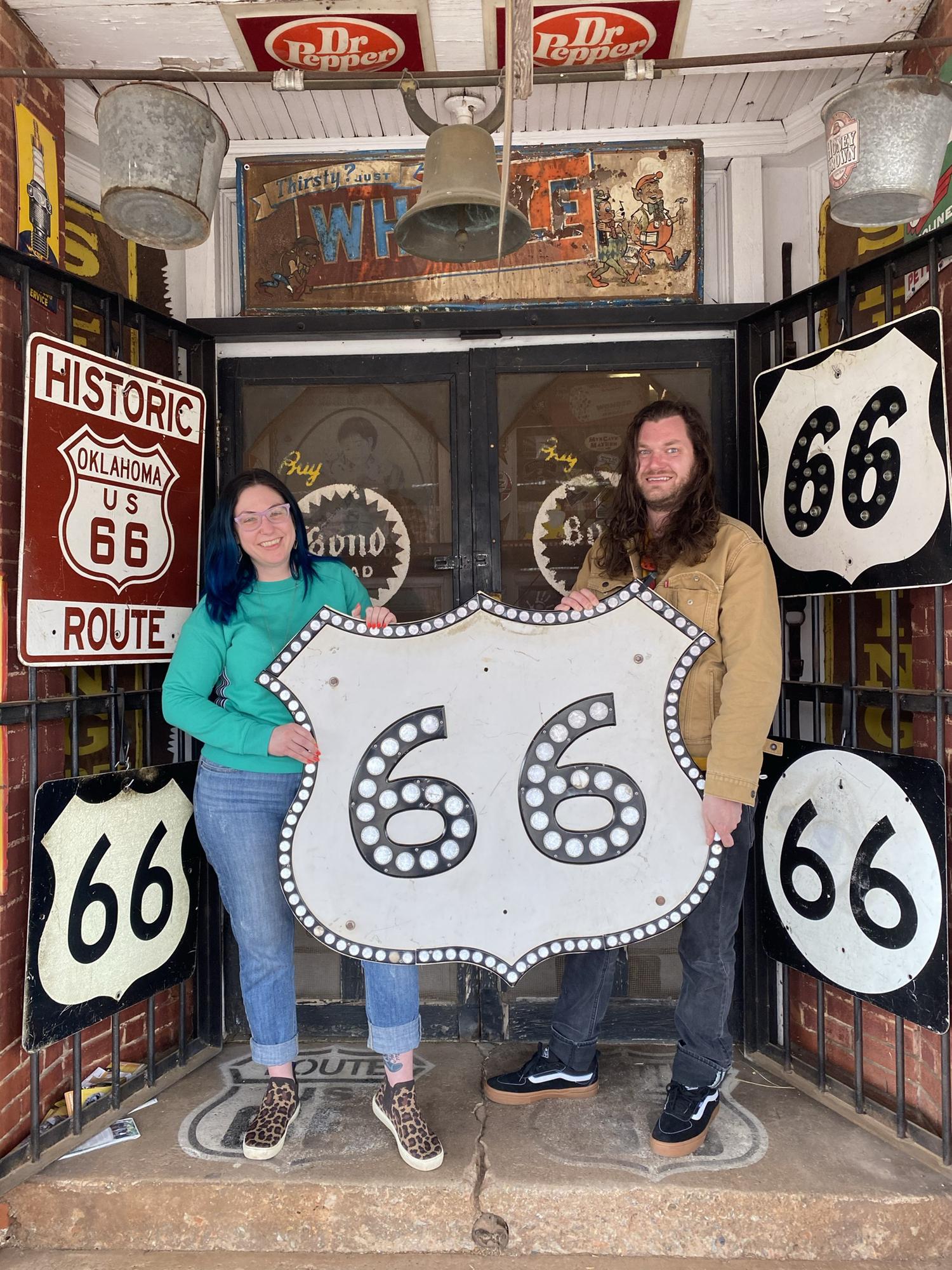 The strangest roadside stop on Route 66. Go visit Sandhill Curiosities Shop where nothing is for sale...