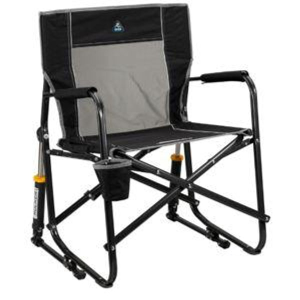 GCI Outdoor Freestyle Rocker Outdoor Rocking Chair with Beverage Holder
