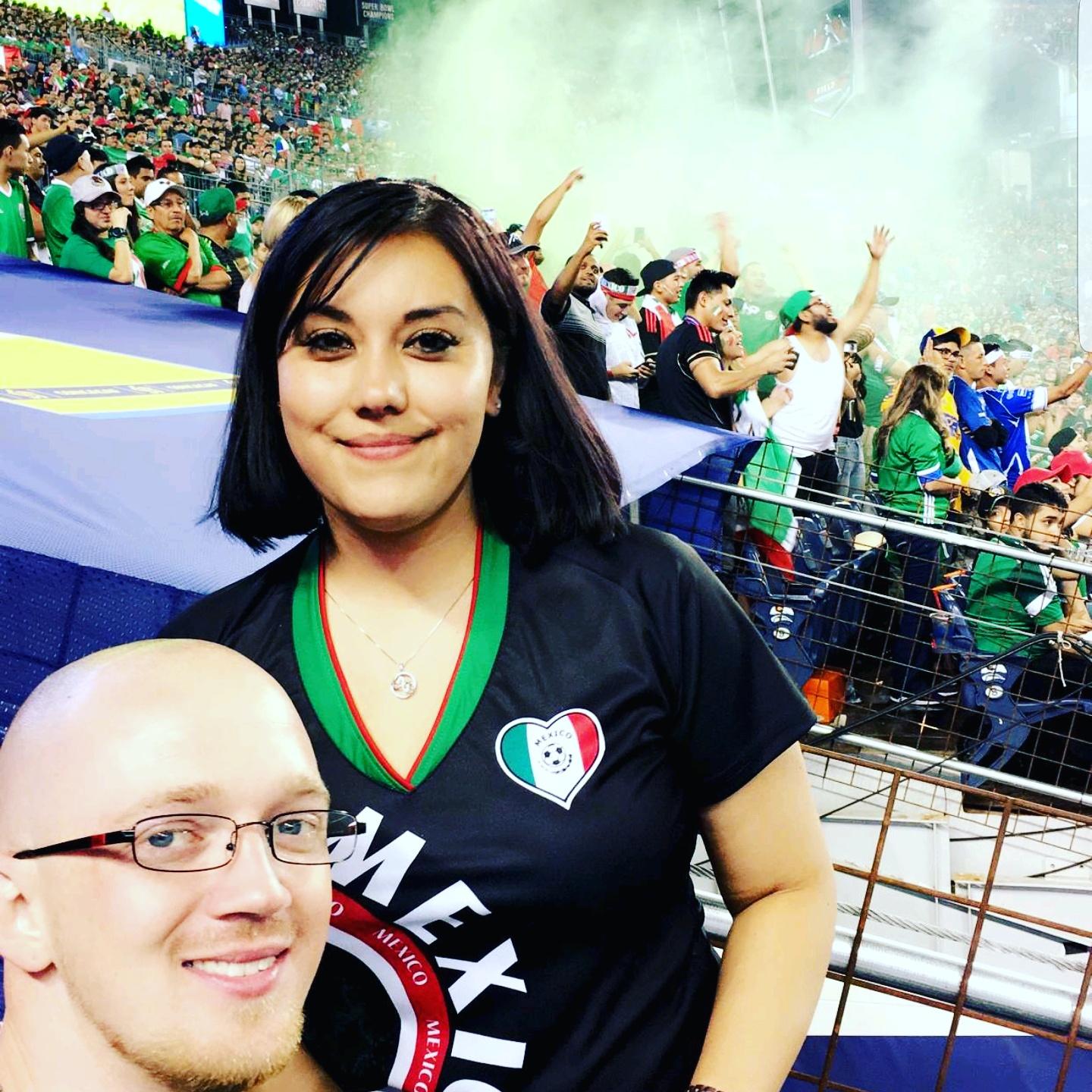 Mexico soccer game was awesome