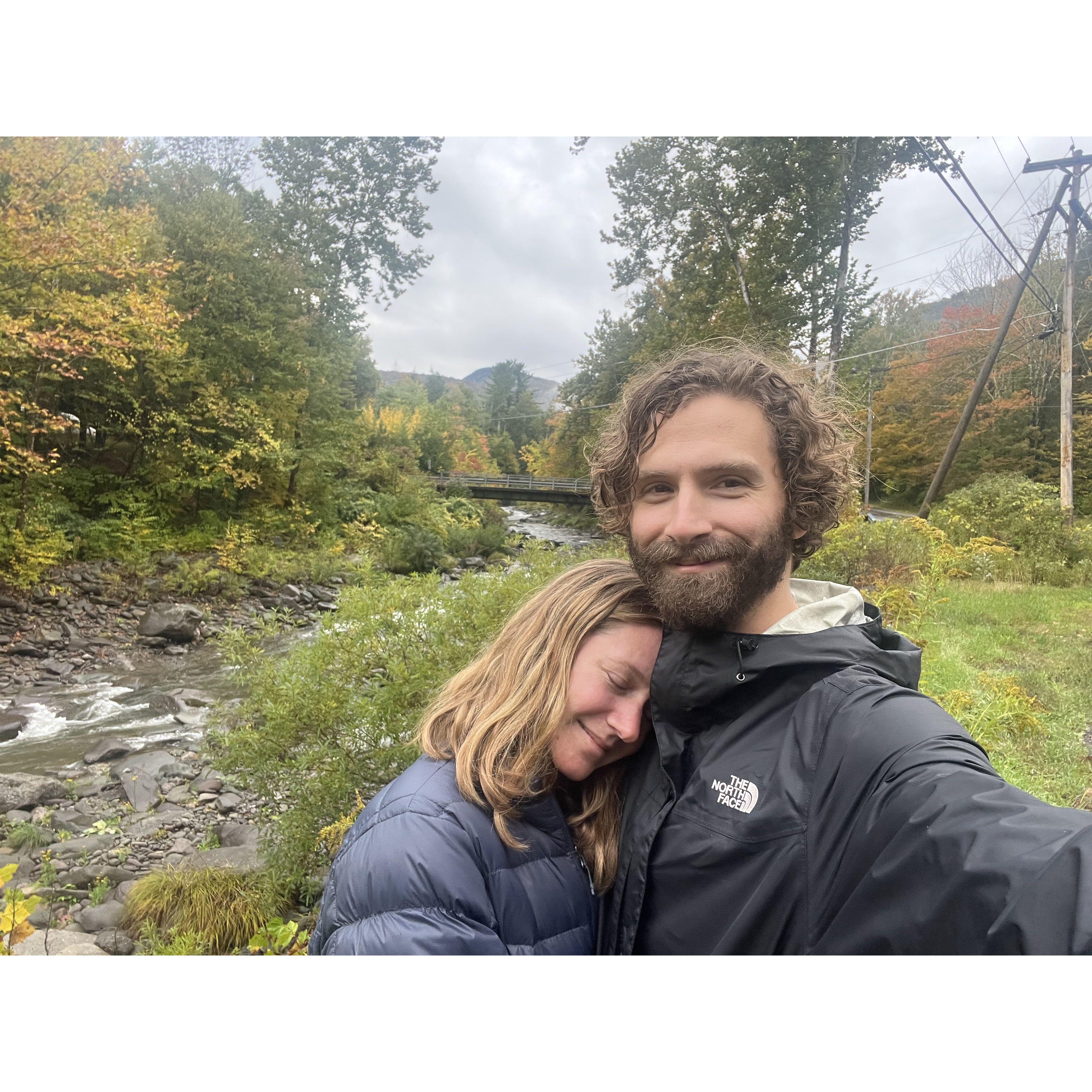 On one of our camping trips up in the Catskills