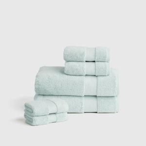 Turkish Ultra Luxe Plush Bath Towel Bundle in Mist