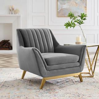 Winsome Velvet Armchair