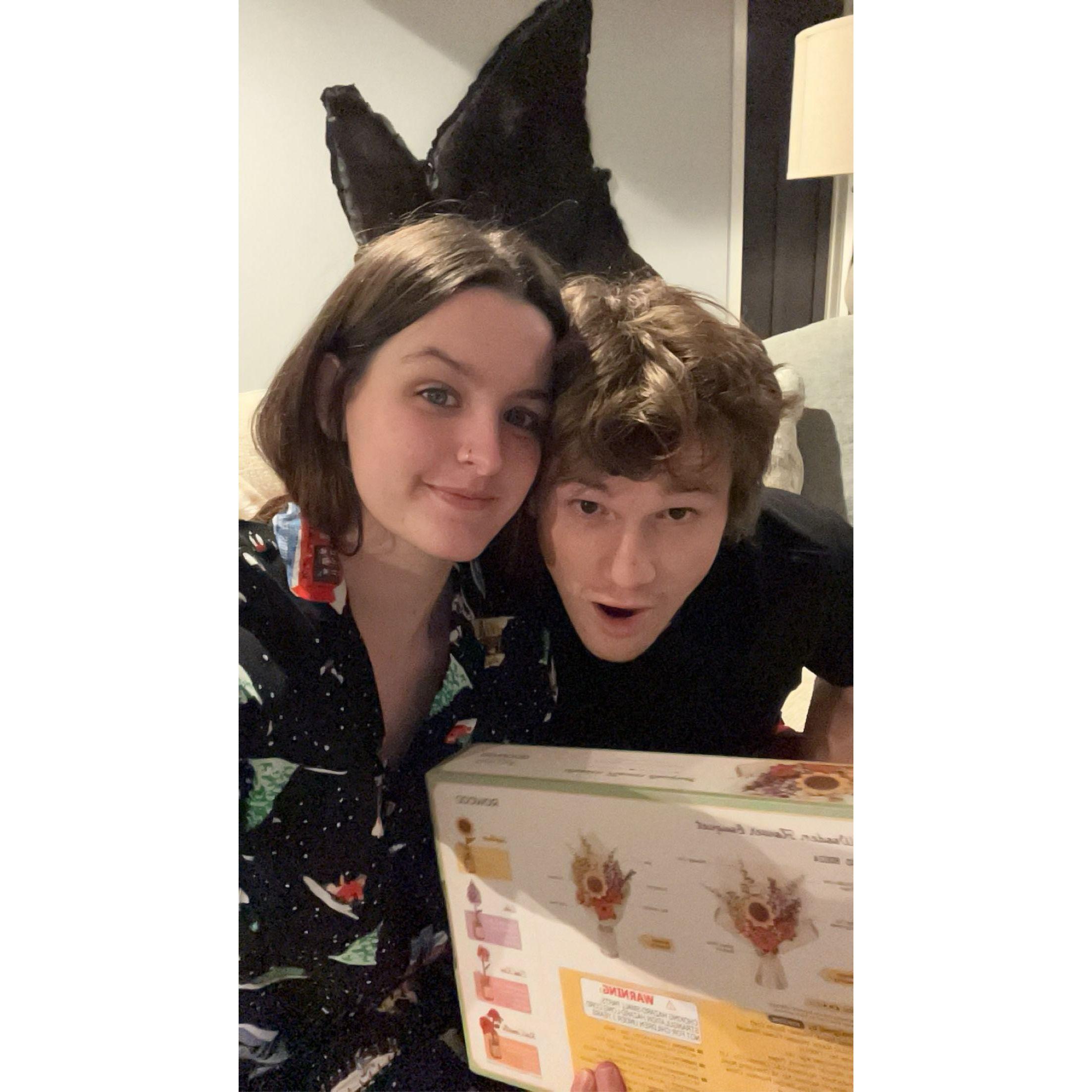 Not our first Christmas as a couple but our first Christmas spent together