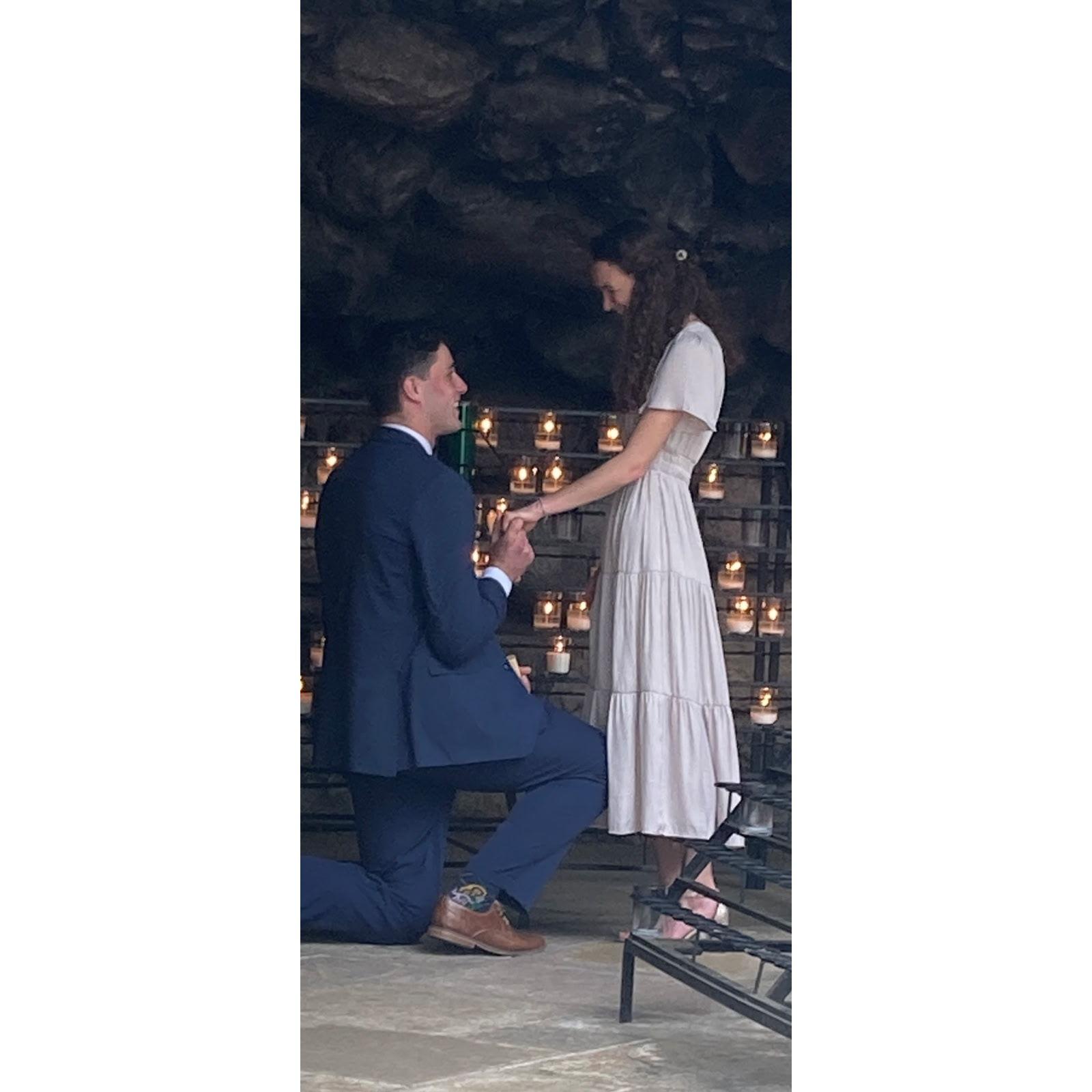 Greg pops the question and Lexie says yes!!