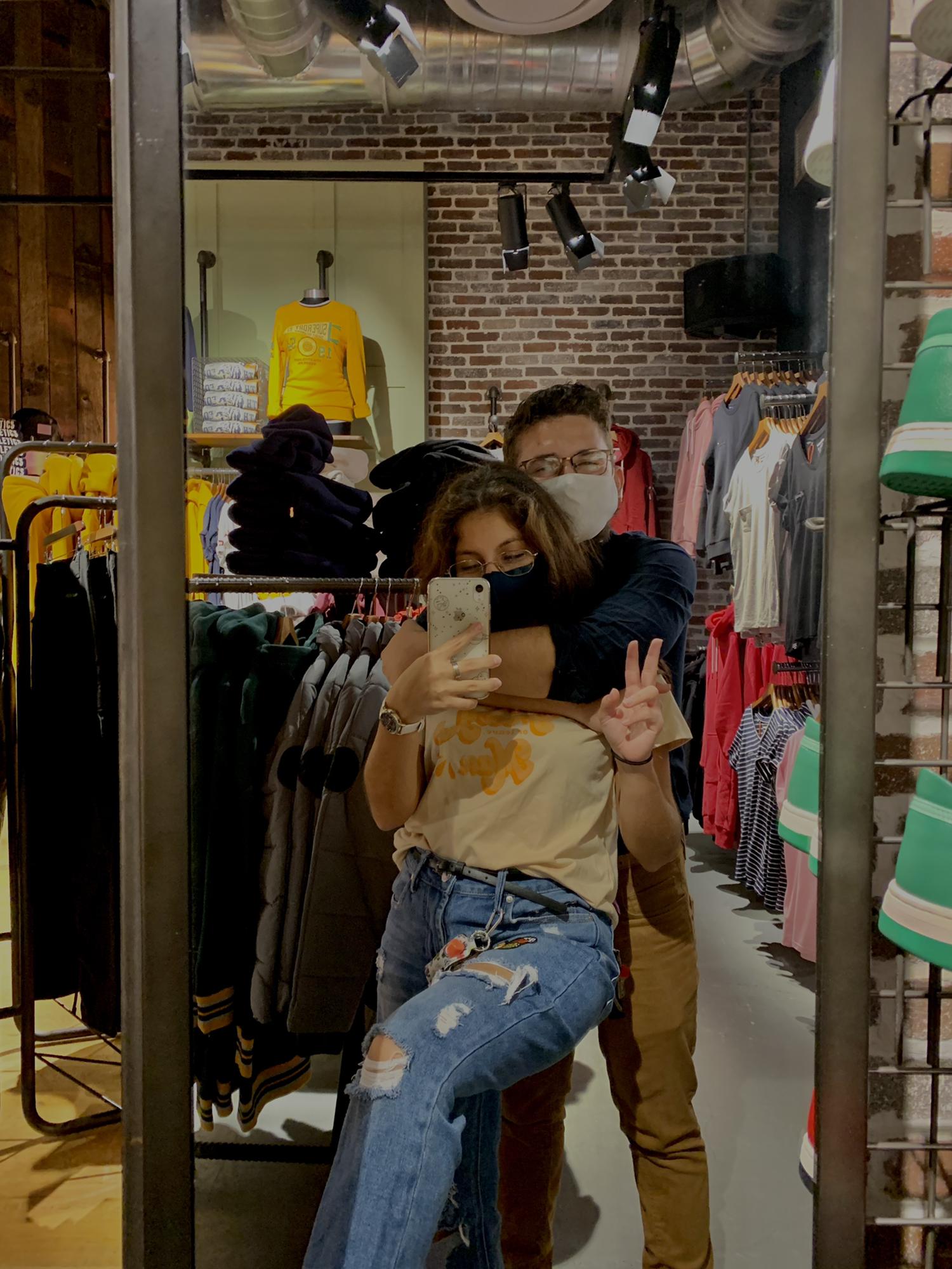 Dreaming about a Japan honeymoon at a Japanese clothing store!