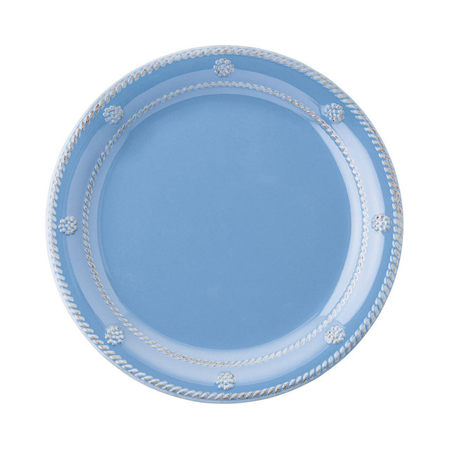Juliska Berry & Thread Melamine Dessert/Salad Plate in Chambray Blue