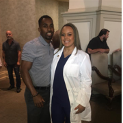 Ariel's pinning ceremony.