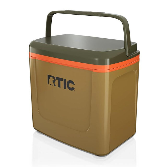 RTIC 8 QT Road Trip Personal Cooler, Small, Compact, Insulated, Portable Ice Chest Box for Food, Drink, Beverage, Beach, Camping, Picnic, Fishing, Boat, 12-Can Capacity