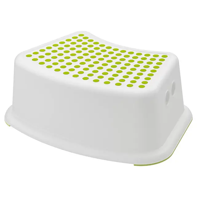 FÖRSIKTIGChildren's stool, white/green