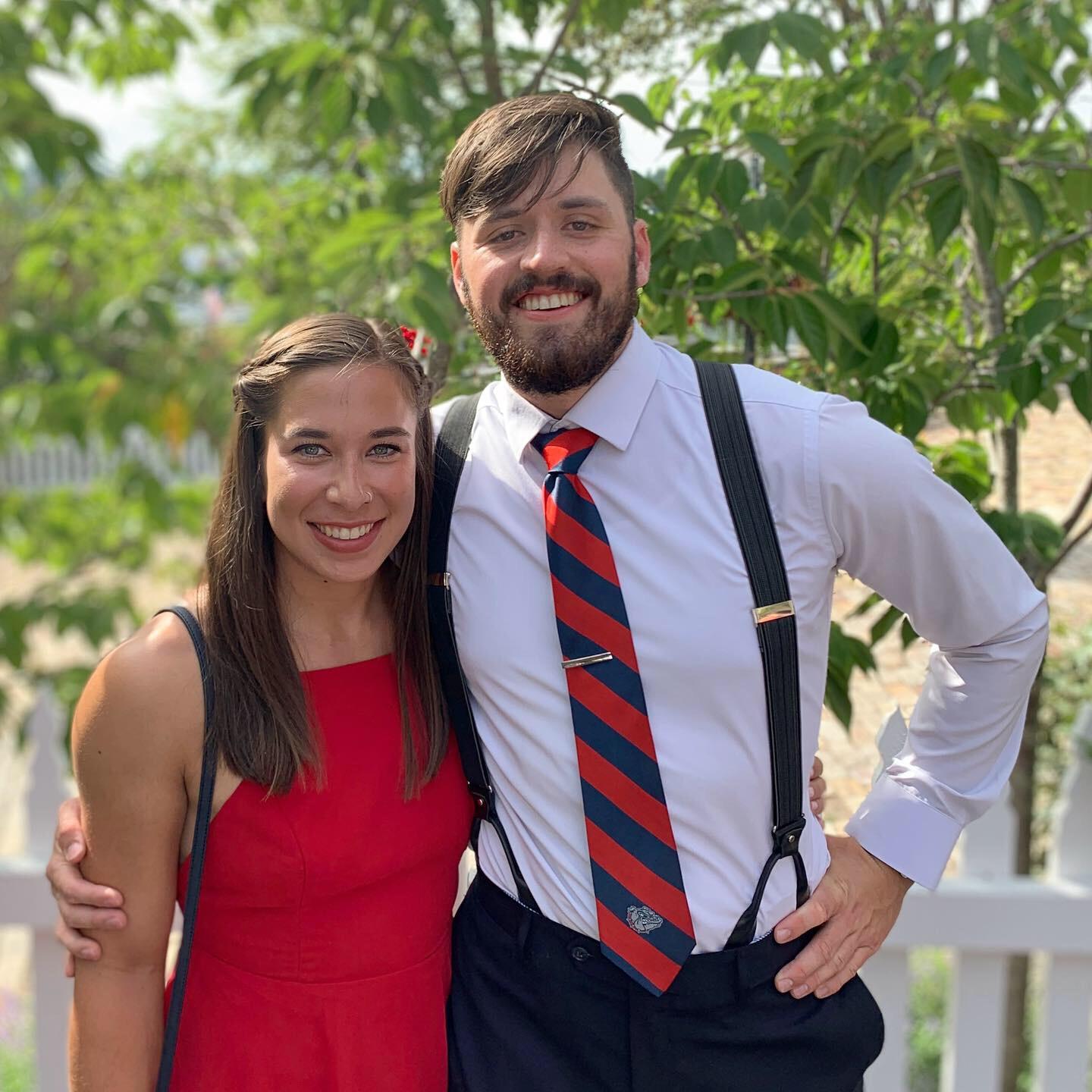 Attending another wedding the day after attending our first wedding together!
