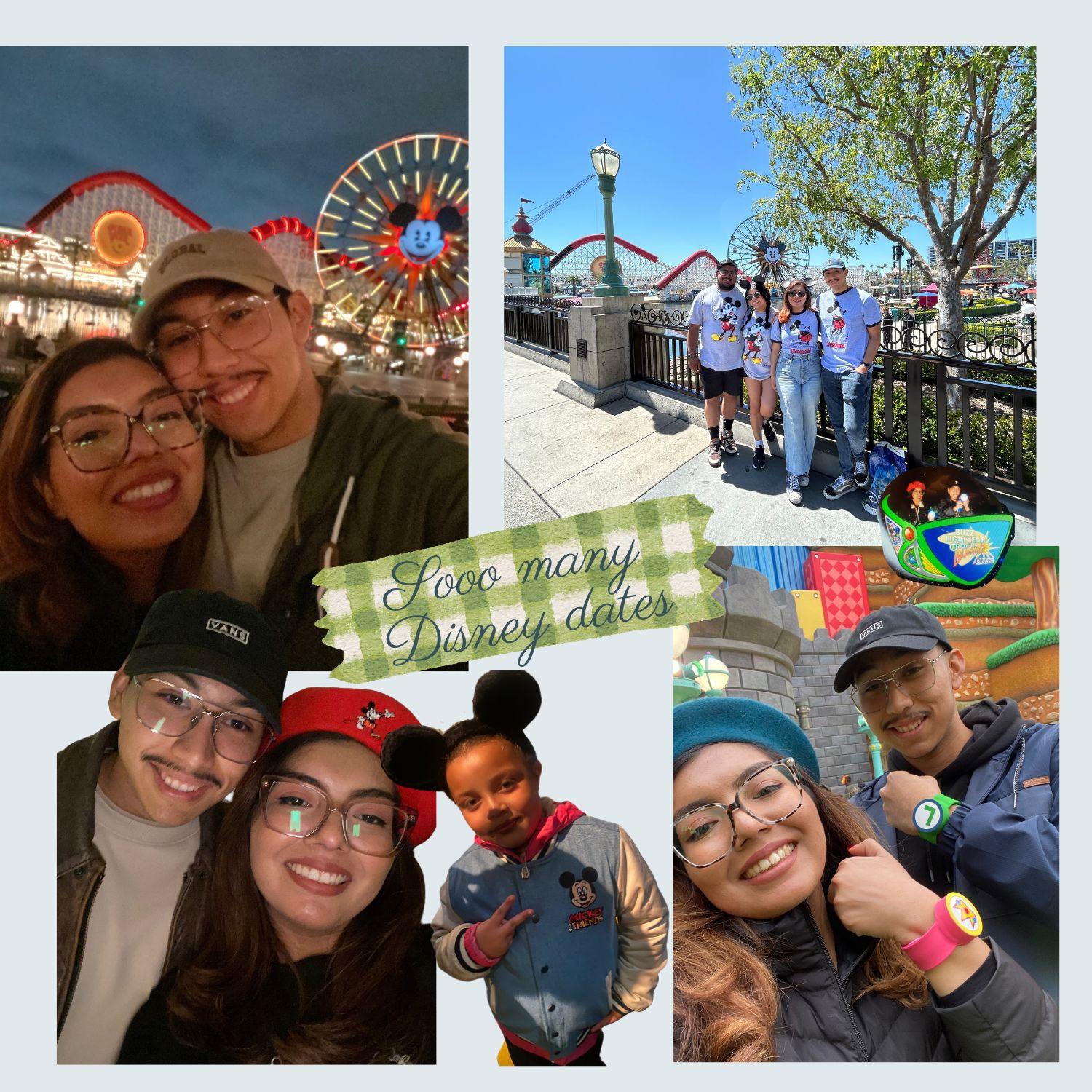A little montage to our Disneyland trips