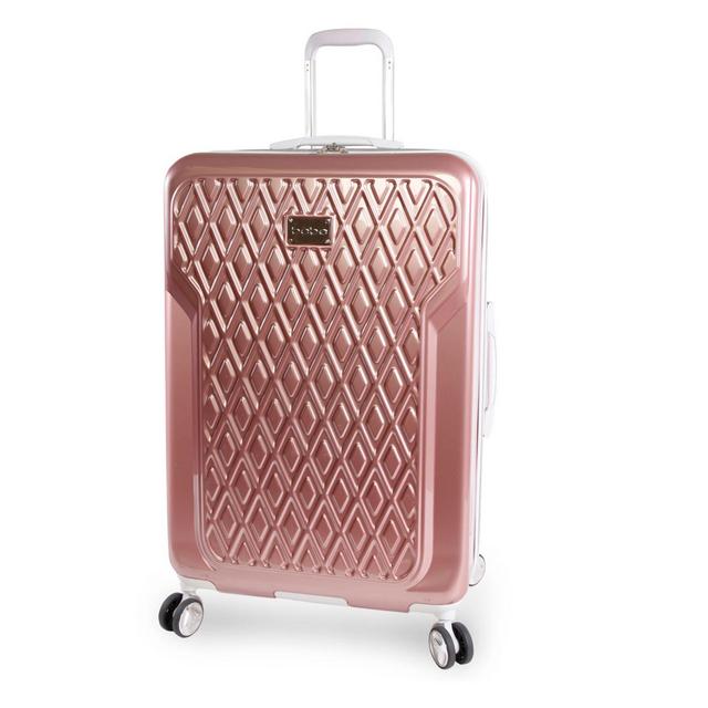BEBE Stella 29-Inch Hardside Spinner On in Rose Gold