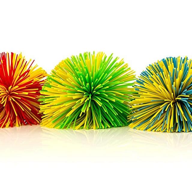 The Original 3-Pack of Monkey Stringy Balls (Latex-Free, BPA/Phthalate-Free) - Great Fidget / Stress / Sensory Toy by Impresa Products