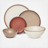 Potters 5-Piece Assorted Dinnerware Set, Service for 1