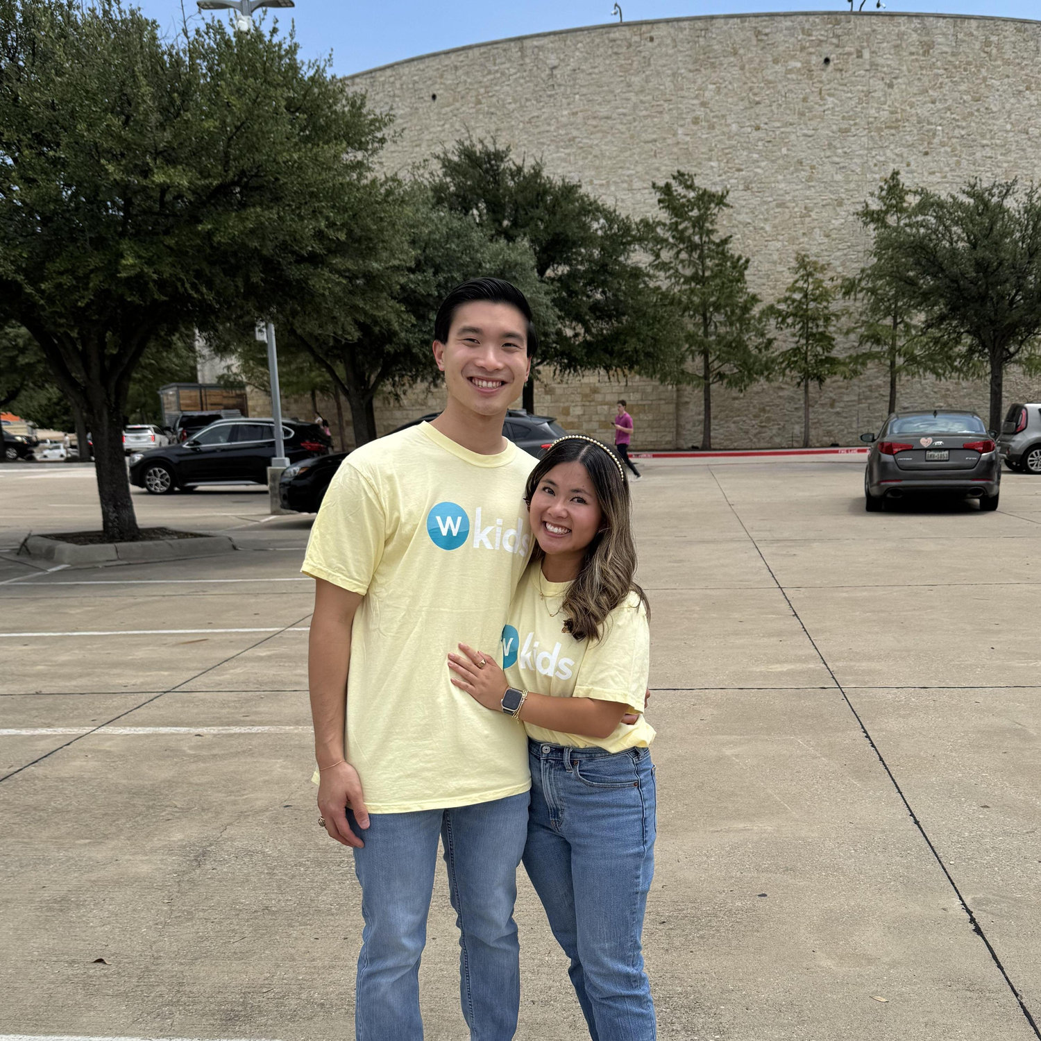 First time serving at Watermark as members on the Kids Welcome Team!