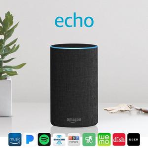Echo (2nd Generation) - Smart speaker with Alexa - Charcoal Fabric